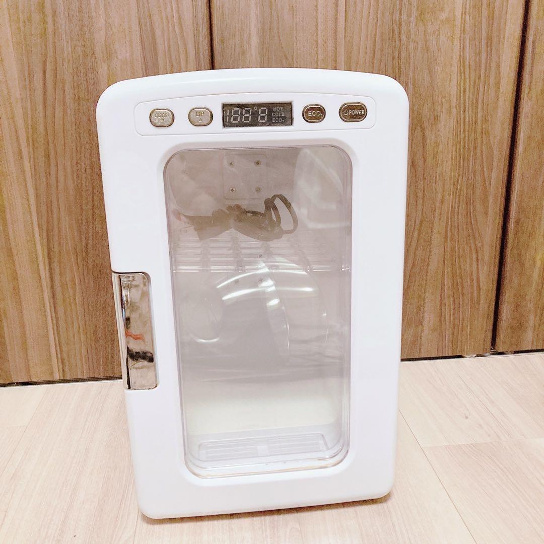 中古✧ベルソス 冷温庫 小型冷蔵庫 10リットル 中身が見える