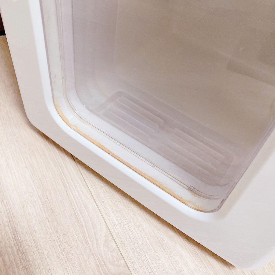 中古✧ベルソス 冷温庫 小型冷蔵庫 10リットル 中身が見える