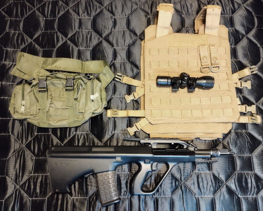 東京マルイ ステアーAUG ライラクス製装備 高性能スコープ　各種一式