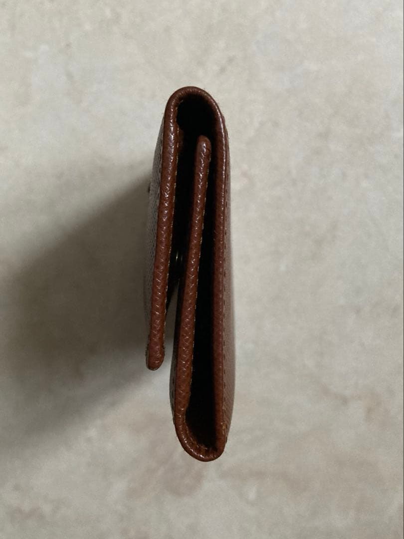 美品　PRADA プラダ 6連 キーケース レザー　サフィアーノ ブラウン