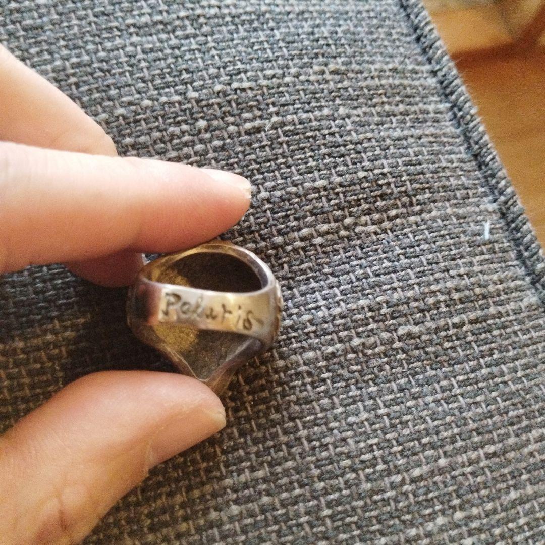 狼の頭部デザイン シルバー925素材 純銀 クロム ガボール好きに BWL