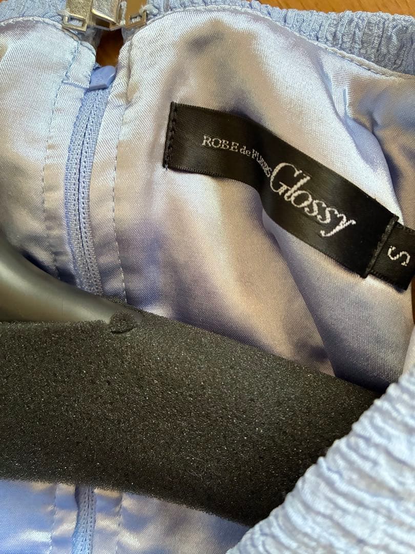 robe de fleurs glossy ドレス　S ブルー　シュガー