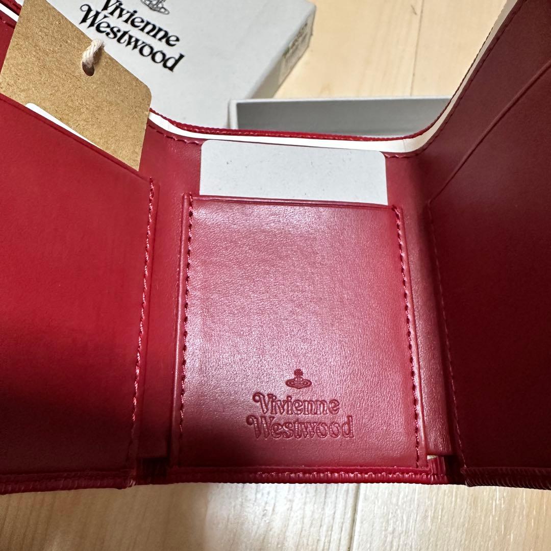 Vivienne Westwood 三つ折り財布 赤 銀マーク