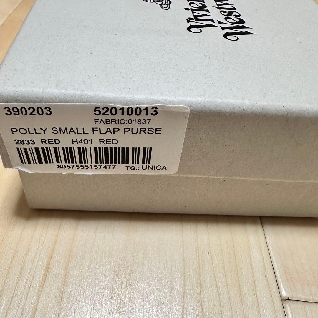 Vivienne Westwood 三つ折り財布 赤 銀マーク