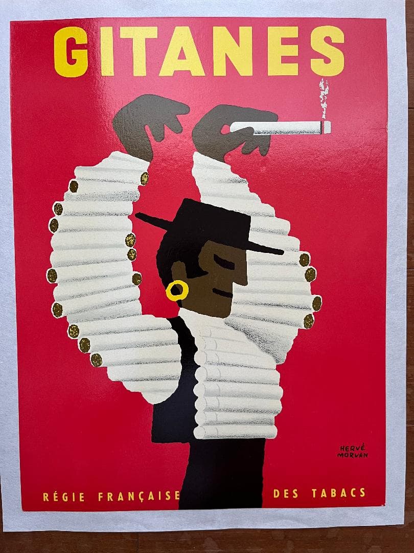 Gitanes by Hervé Morvan 1960s H.モルヴァン,リト