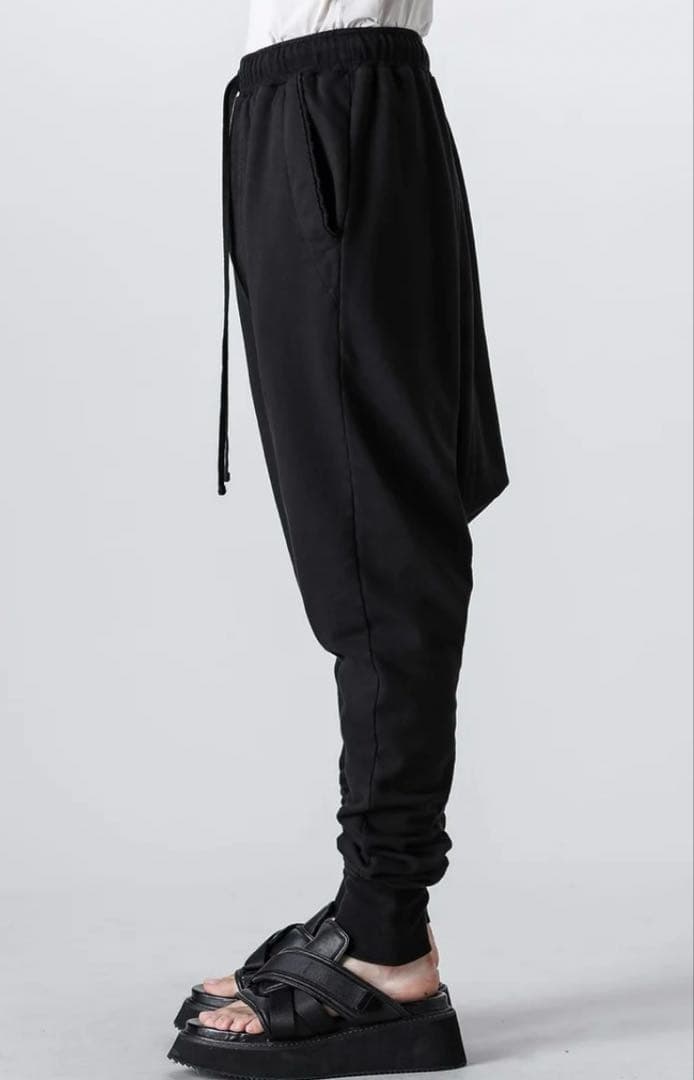 値下げ！超美品！！ユリウス24PREFWコットンスウェットシームドサルエルパンツ