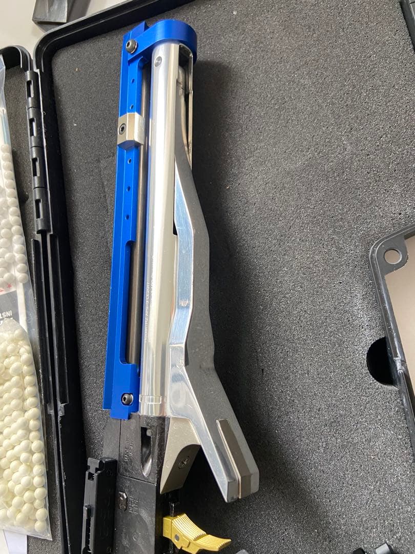 エアガンAPS3 マルゼンリミテッドエディション2017 左手用木製グリップ