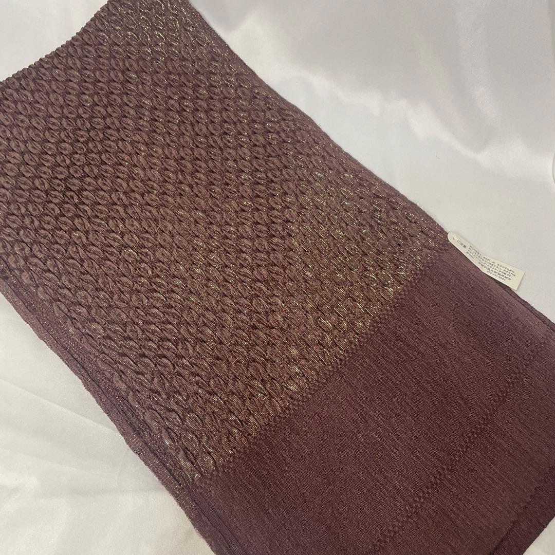 新品未使用　帯締め　帯揚げ　半衿　重ね襟　セット　振袖用　最新作　焦茶　くすみ