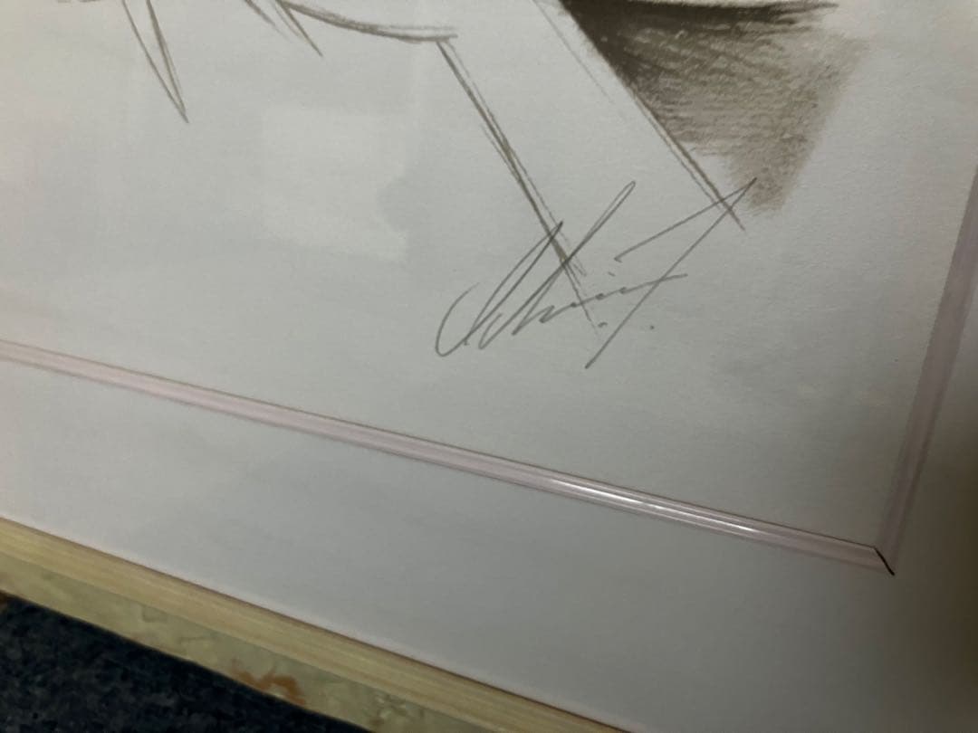 鶴田一郎　憂 4/180 リトグラフ