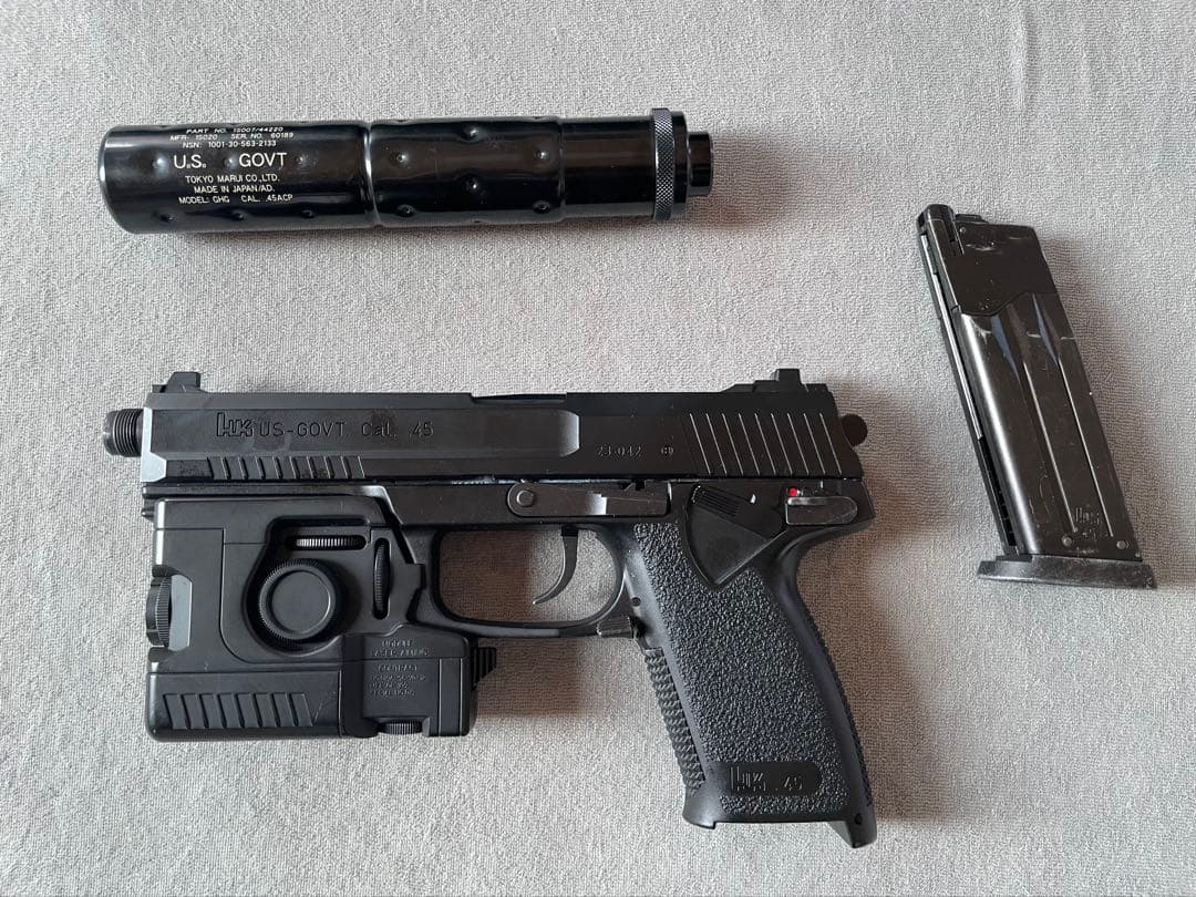 東京マルイ SOCOM Mk23 固定スライドガスガン 2挺セット