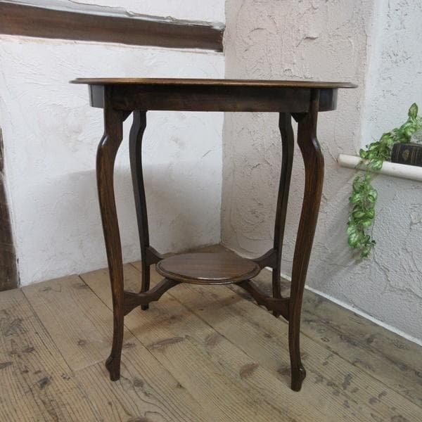 イギリス アンティーク 家具 サイドテーブル オケージョナル 英国 6673c