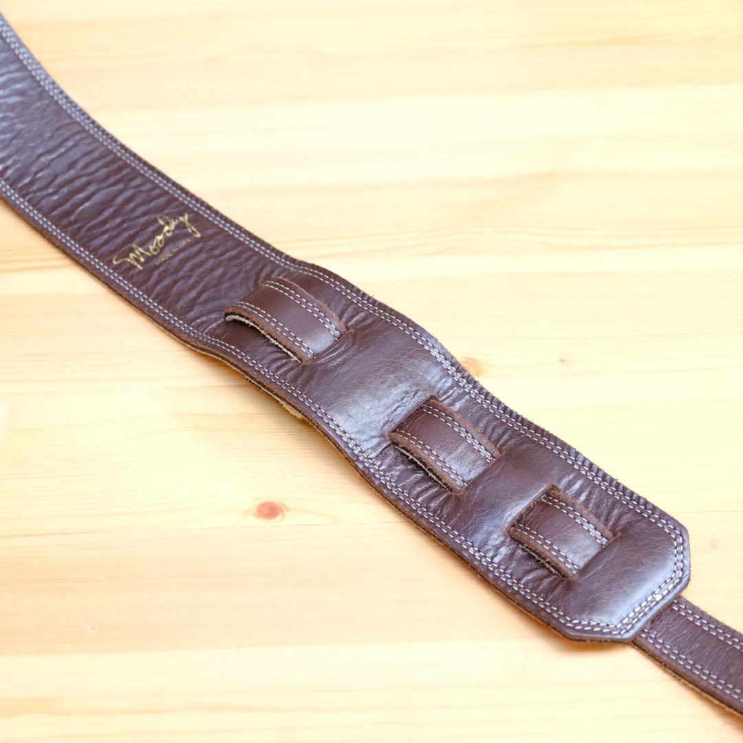 ギター Moody Straps L&L 2.5\" STD Brown / Cream
