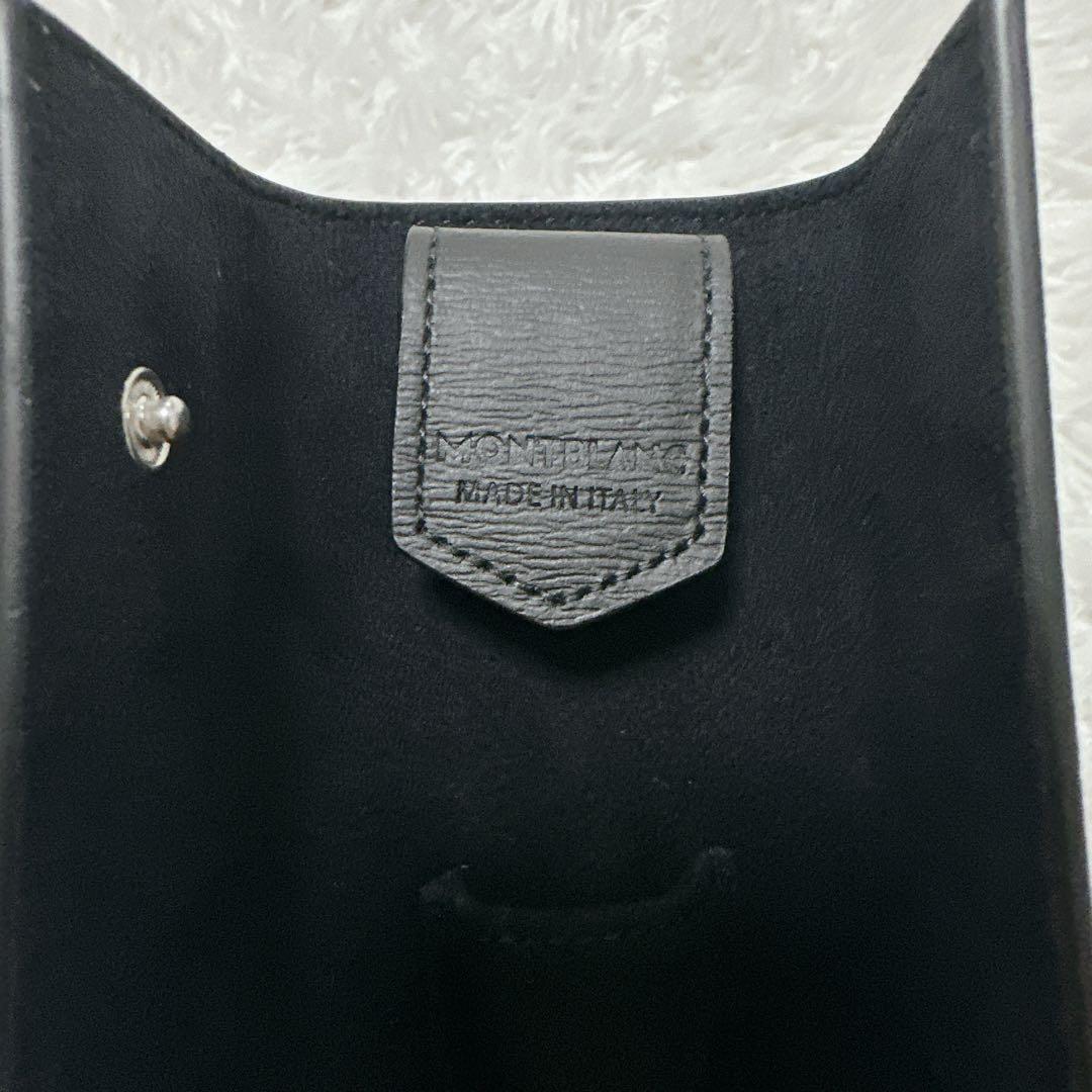 極美品 モンブラン ペンケース ペンポーチ 1本用 ブラック