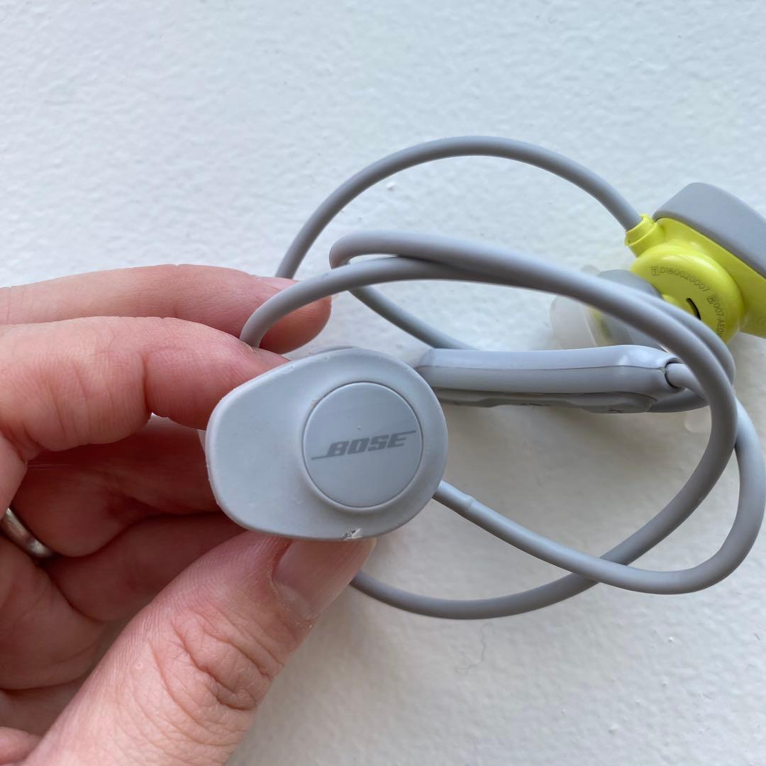 Bose SoundSport ワイヤレスイヤホン グレー・イエロー