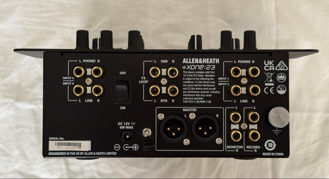 ALLEN&HEATH XONE:23 ミキサー　入手難　ピュアオーディオ使用