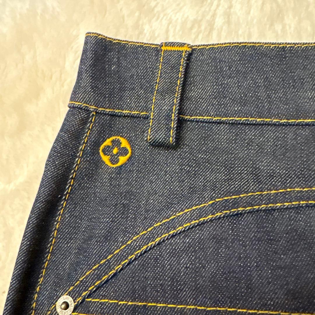 ルイヴィトン❣️未着用ダークデニム タイトスカート34