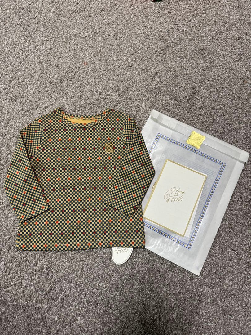 トップス house on the hill L/S Tee (Checker)
