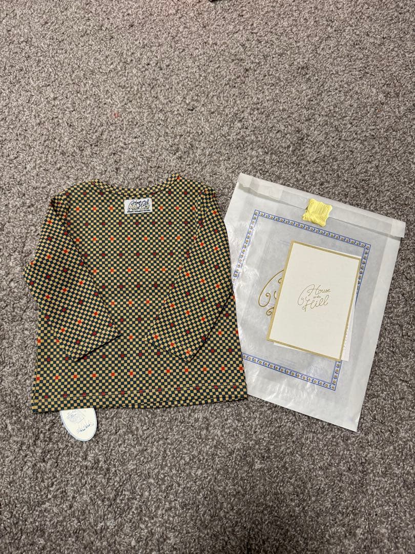 トップス house on the hill L/S Tee (Checker)