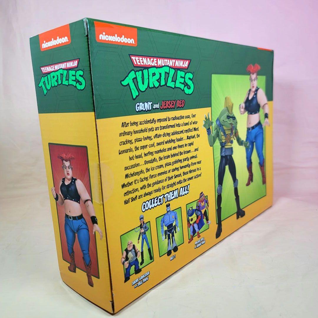 【NECA】新品 正規品 TMNT グラント＆ジャージー レッド タートルズ