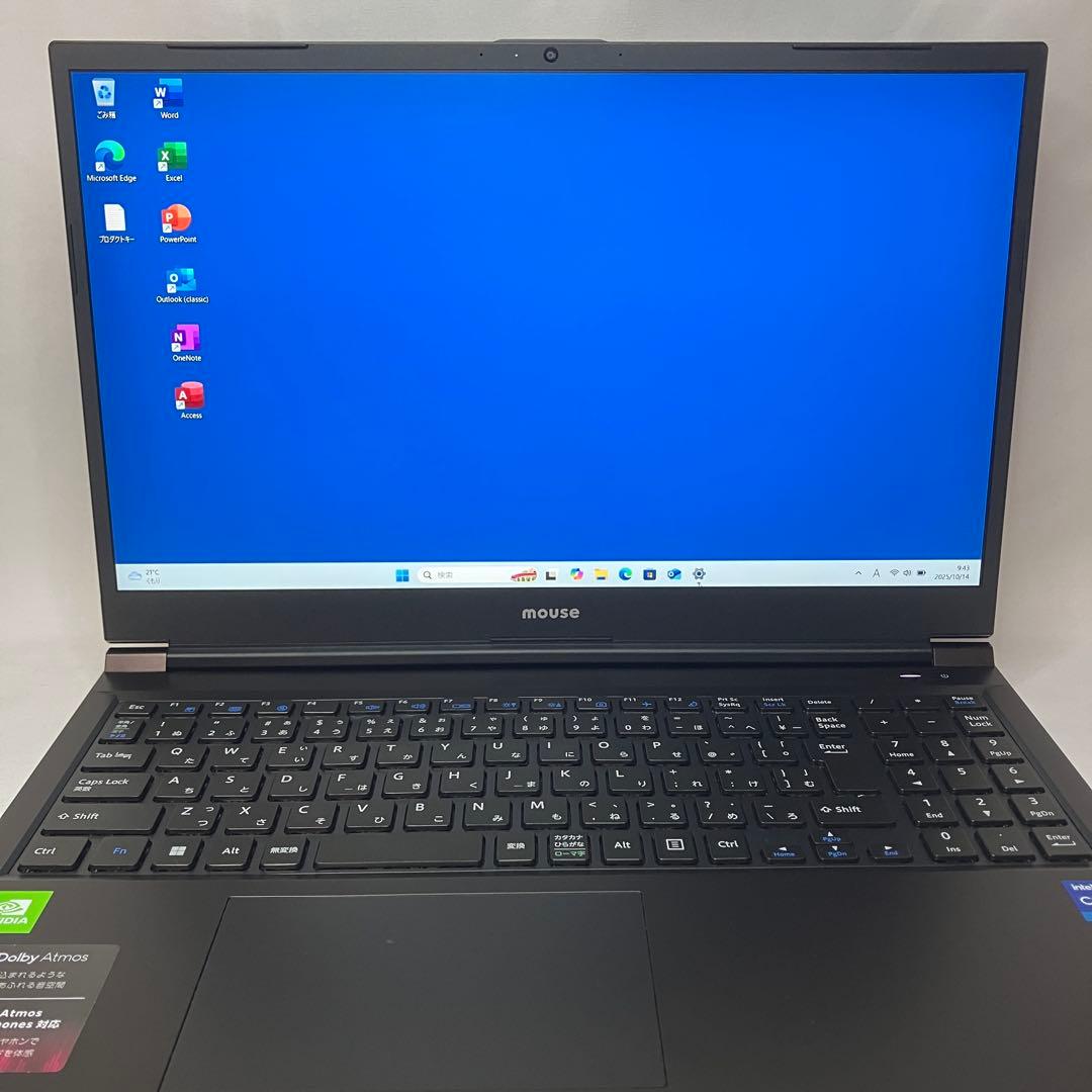 準美品 mouse K5 12世代 i7 16GB 512GB 15.6型FHD