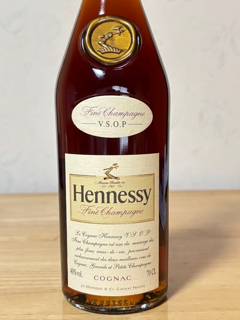 古酒　美品　Hennessy V.S.O.P 700ml クリアボトル　箱あり