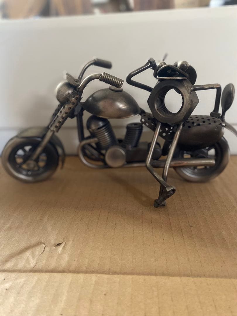 金属製バイクミニチュアアート3点セット