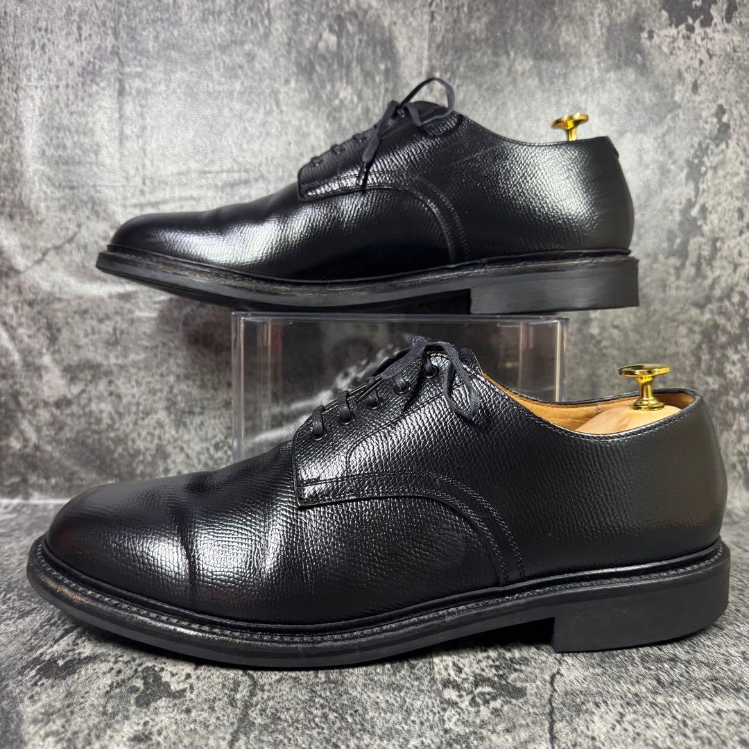 【美品】グラッドハンド × リーガル 643S ポストマン 黒 シボ革 28cm