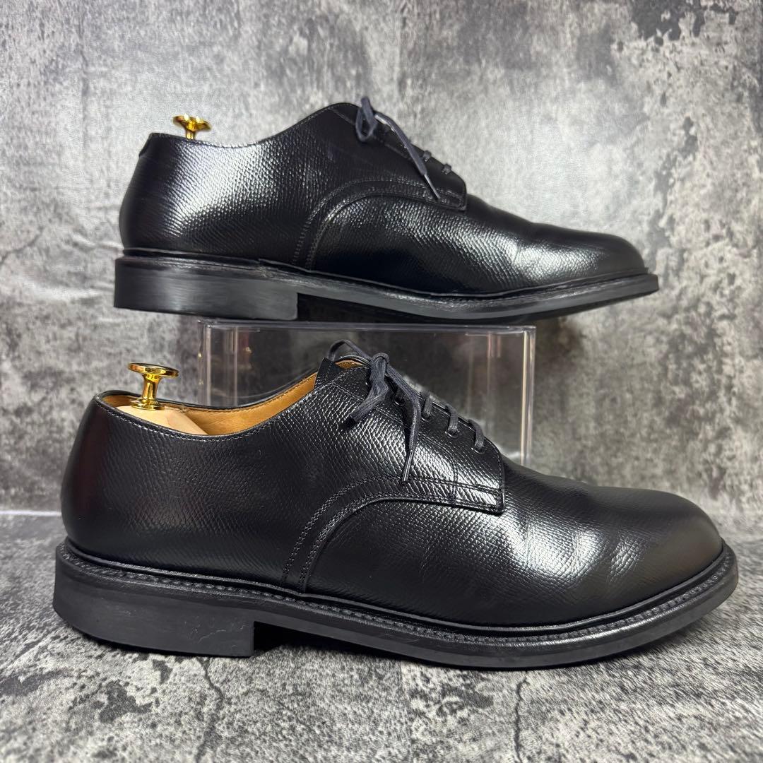 【美品】グラッドハンド × リーガル 643S ポストマン 黒 シボ革 28cm