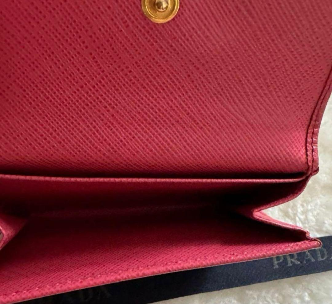 PRADA 財布 ブラック/ピンク