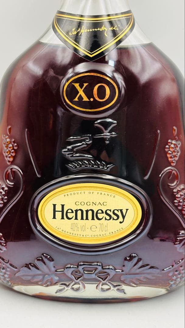 ヘネシー XO クリアボトル 700ml 40度 ブランデー 黒金キャップ