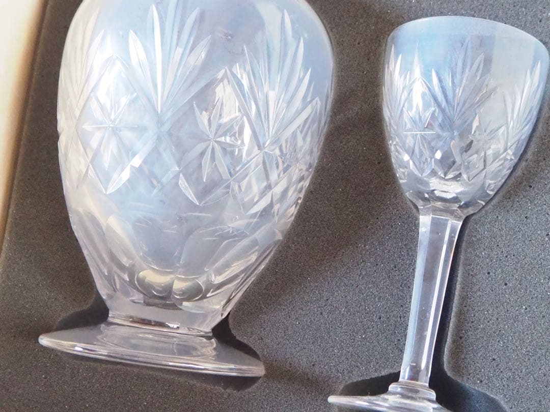 【美品】CRISTALLERIE LORRAINE グラス デカンタ フランス製