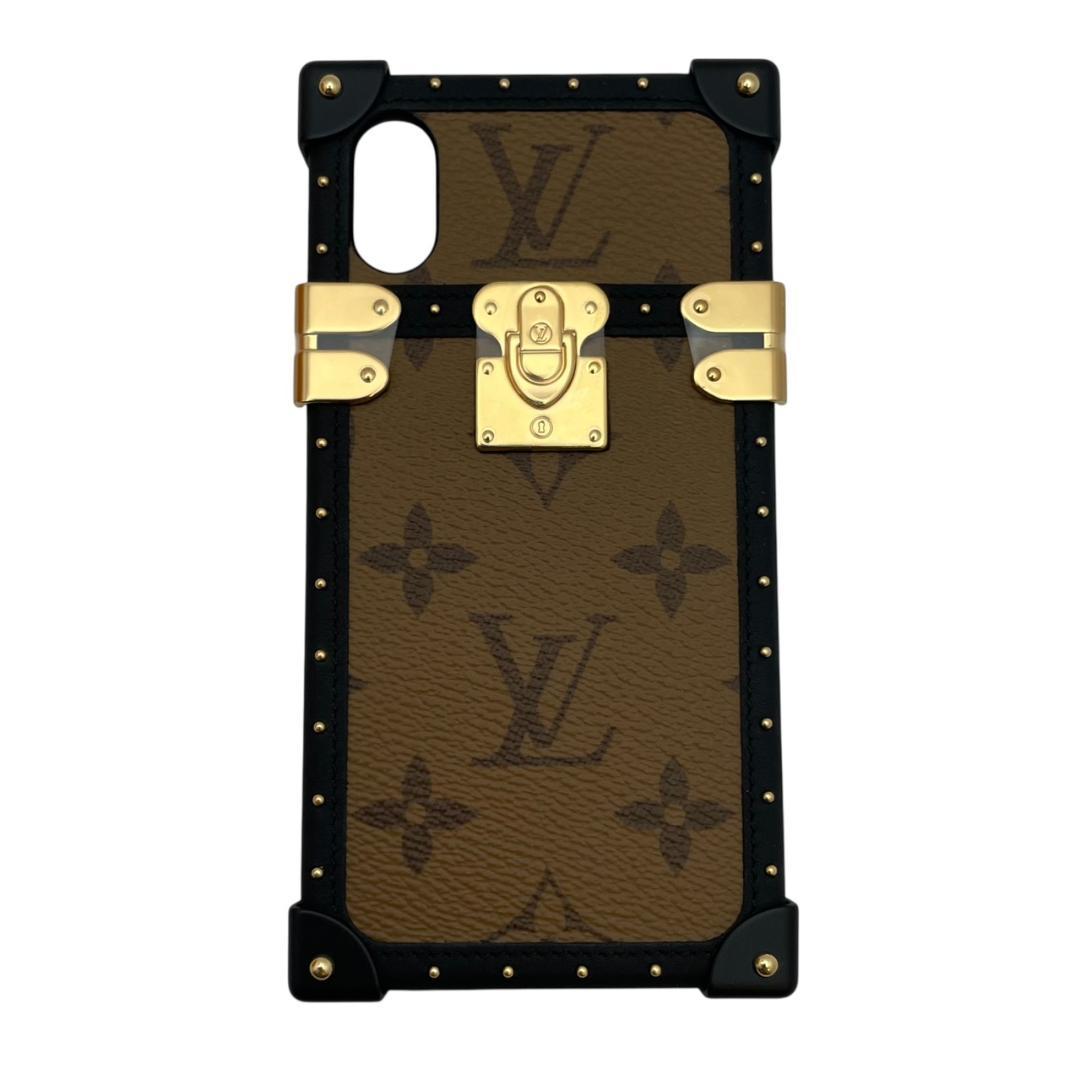 【新品】 ルイヴィトン iPhoneXケース モノグラム リバース アイトランク