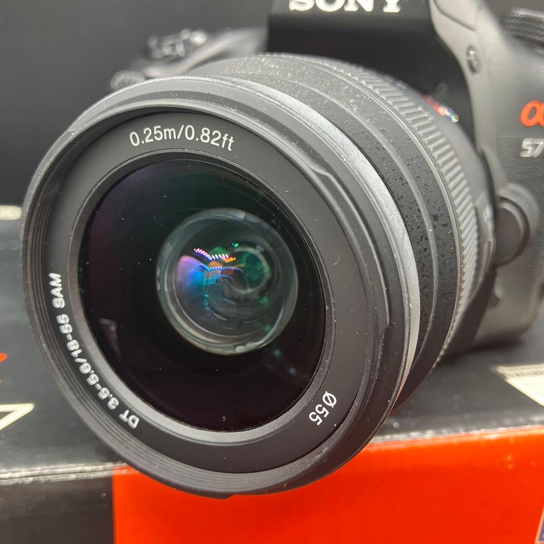 【箱付き】SONY α57 SLT-A57 デジタル一眼 ダブルレンズセット