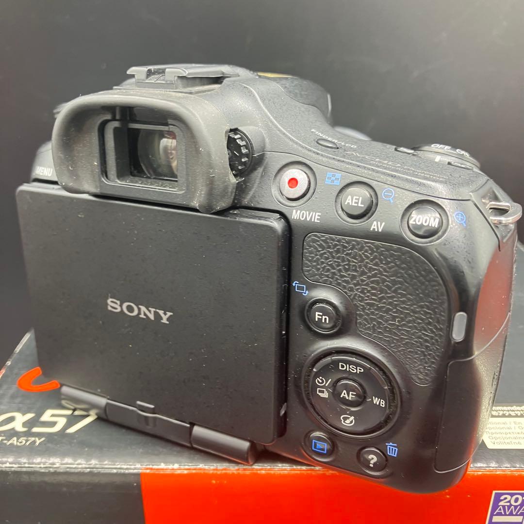 【箱付き】SONY α57 SLT-A57 デジタル一眼 ダブルレンズセット