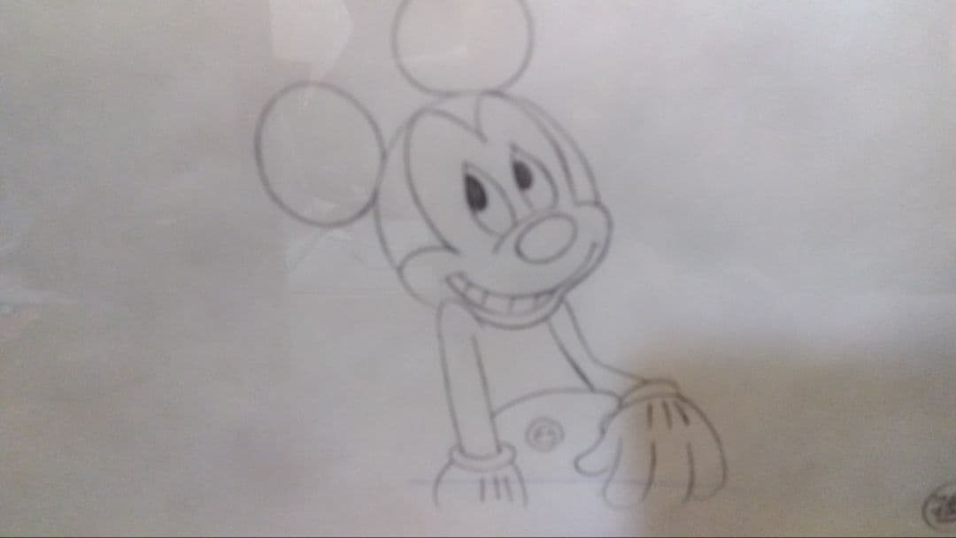ディズニー　セル画　ミッキーマウス　原画