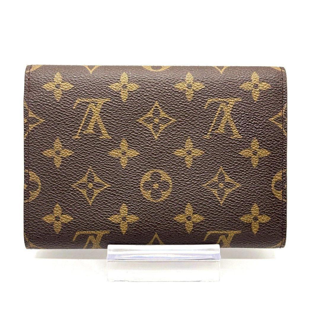 ルイヴィトン　三つ折り財布 モノグラム エテュイパピエ パスポート収納可