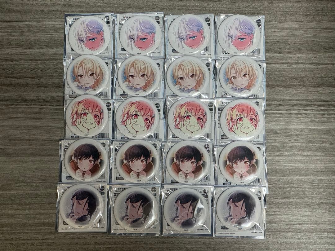 信澤収展　缶バッジ　モルフォニカ　20個セット