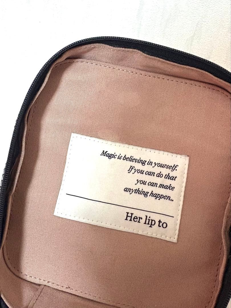 な*な様 herlipto HLT Jacquard Vanity Bag si