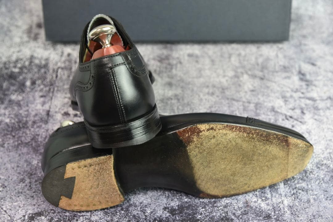 クロケット&ジョーンズ　アルバニー　5E　黒　337ラスト　ハンドグレードライン