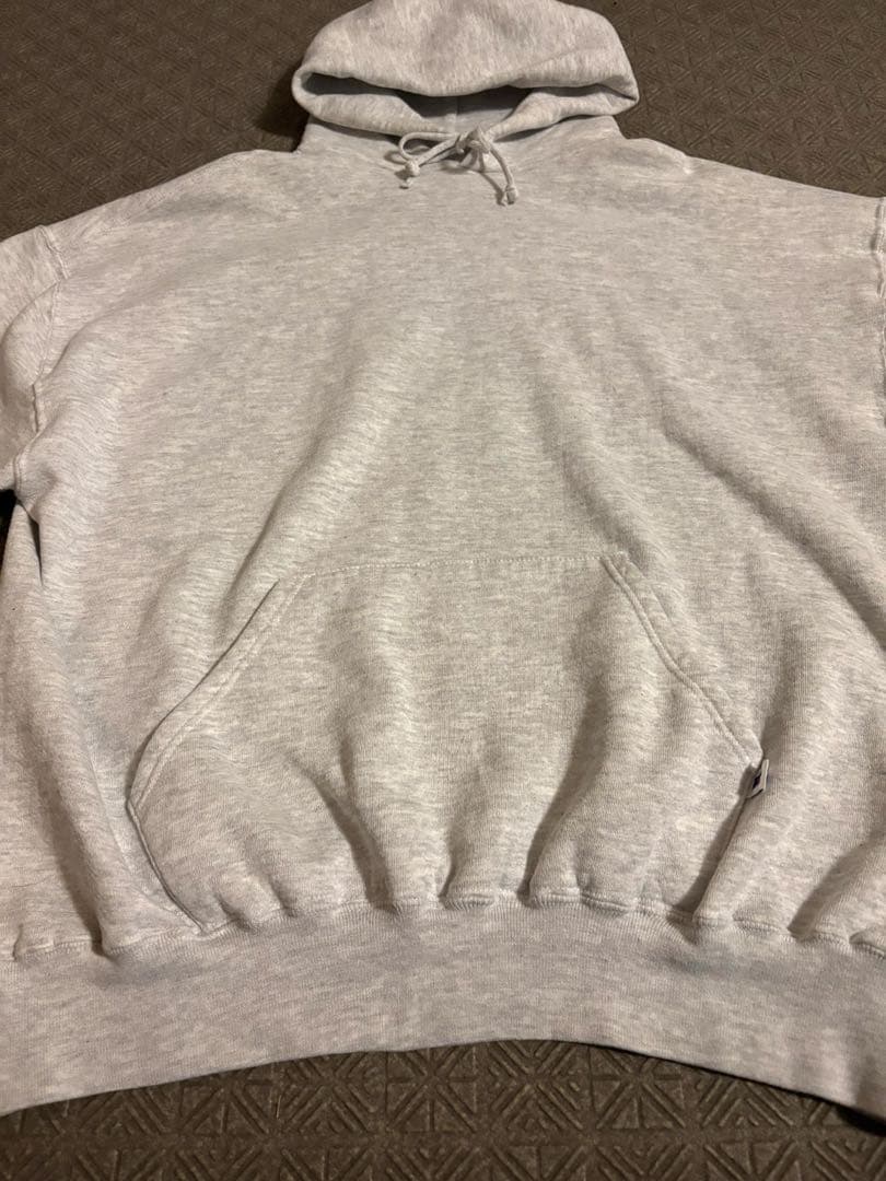 90s ラッセル パーカー USA製 グレー 無地 XL サイズ◎