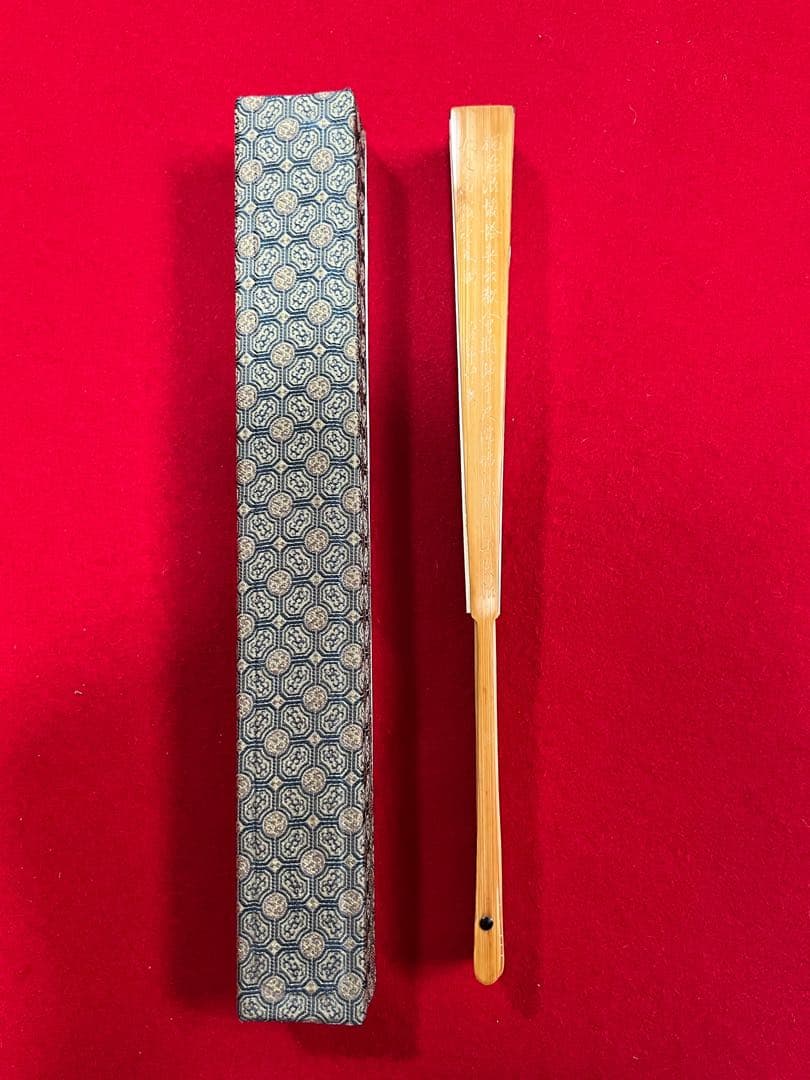 中国美術 中国古玩 紙扇子 書道 乙丑年作 楓橋夜泊