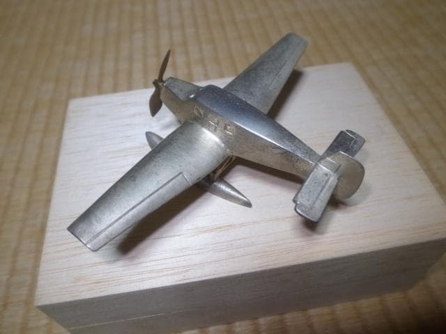 ◆極希少 1937年 67機限定！帝国飛行協会と丸善アテナインキ 金属飛行機模型