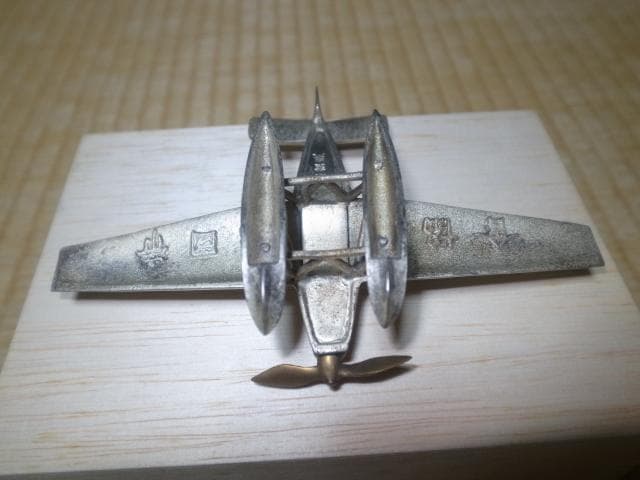 ◆極希少 1937年 67機限定！帝国飛行協会と丸善アテナインキ 金属飛行機模型