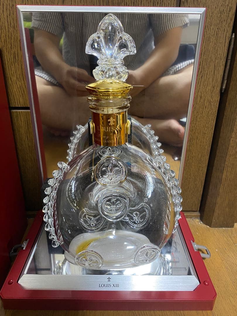 【空き瓶】ルイ13世 美品　ブランデー バカラクリスタルボトル