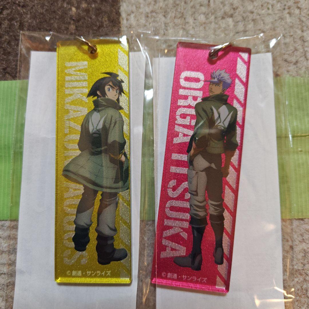 鉄血のオルフェンズ 10周年記念公式ショップ メタル風アクリルキーホルダー全6種