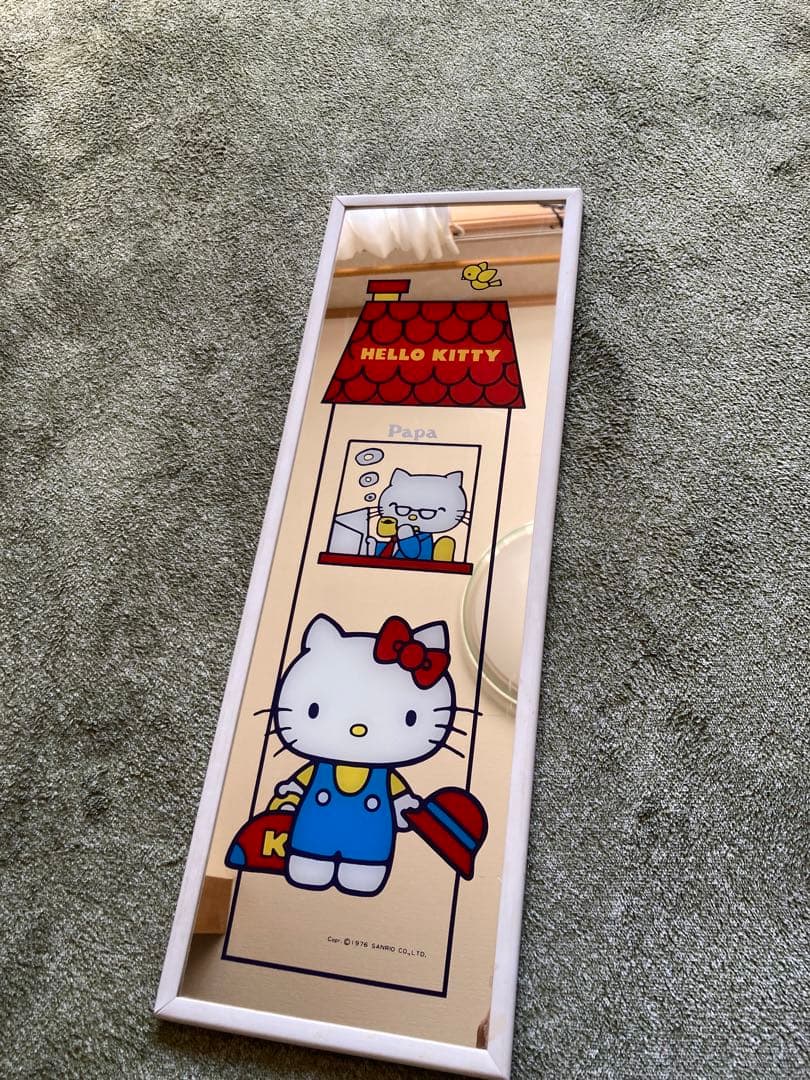 激レア　ハローキティ ウォールミラー 昭和レトロ　初代