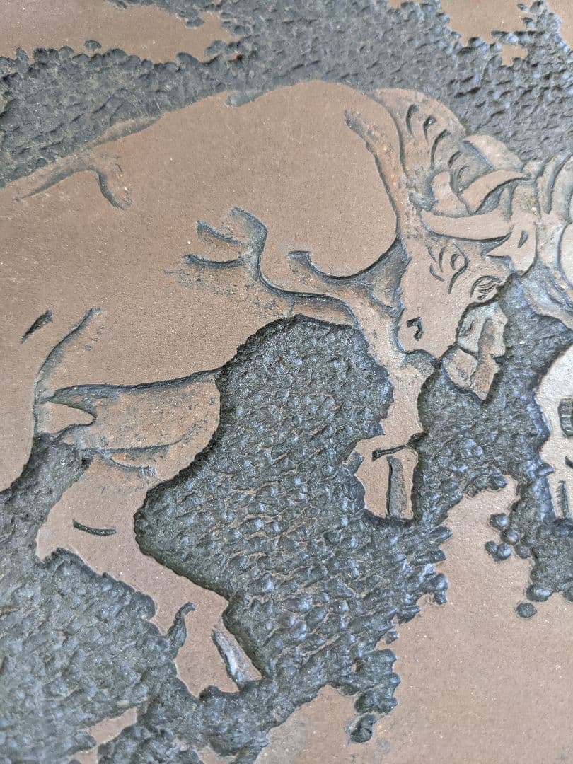 ♦中国美術品 レア物 類品少数 中国 宜興窯 紫砂 劃花画花 飾り皿 骨董品