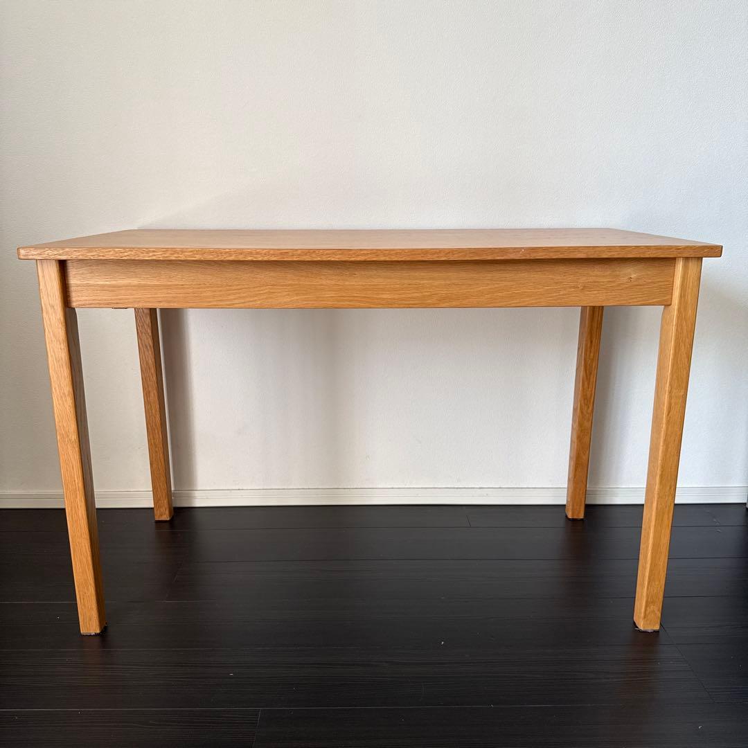 無印良品木製デスク　オーク材　110cm