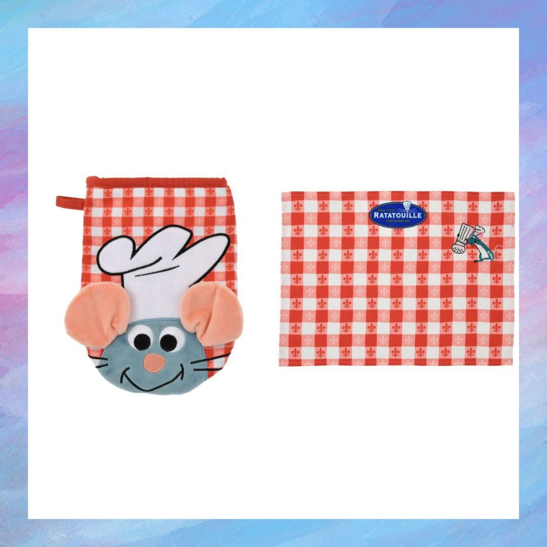 ディズニー　レミーのおいしいレストラン　ランチョンマット&ミトン