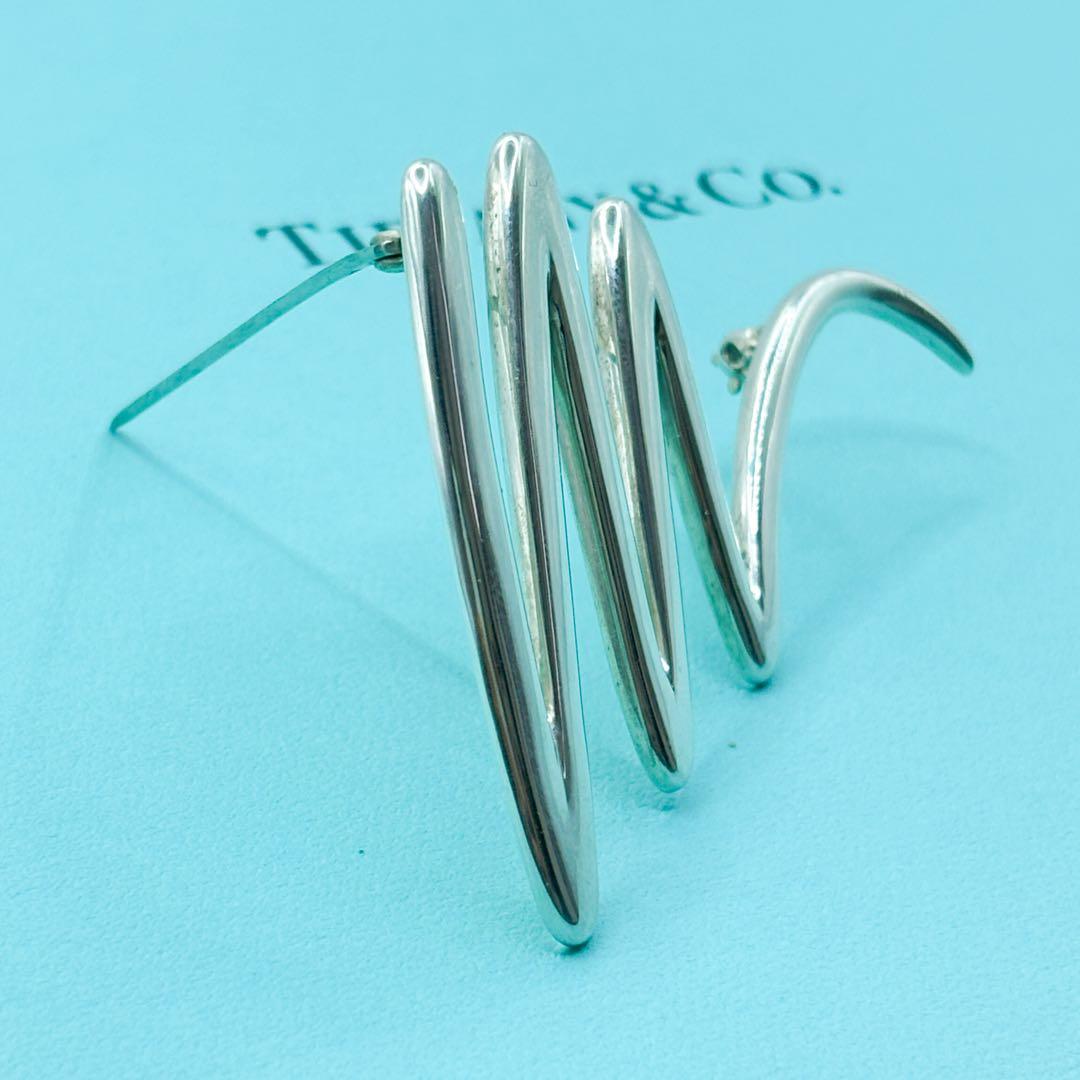 美品 稀少 ラージサイズ★ ティファニー スクリブル ブローチ SV925